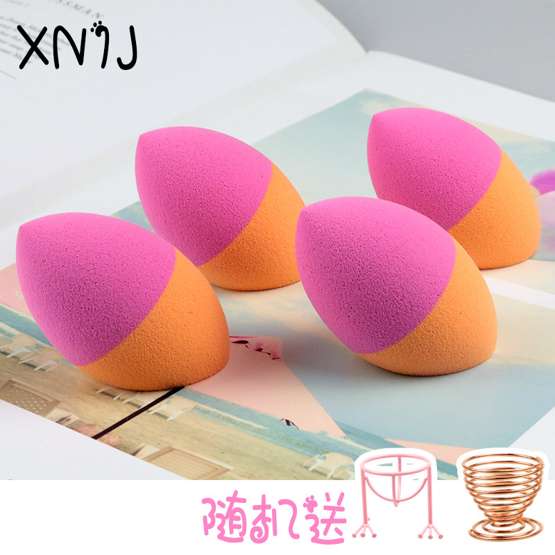 第3单0元购新装rt超软双色美妆彩妆蛋非乳胶粉扑BB霜斜切海绵粉扑