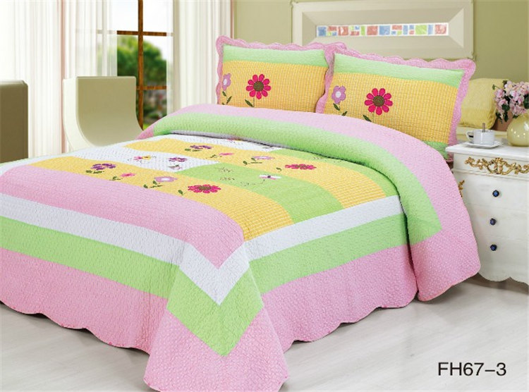 100% cotton rửa Hàn Quốc chần trải giường ba bộ bông chần sheets điều hòa không khí mùa hè là 230 * 250