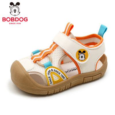 Babudou Infant and Toddler Shoes, Summer Breathable Toe-Toe Sandals, Non-Slip Soft-Soled Velcro Functional Shoes for Men and Women — 3