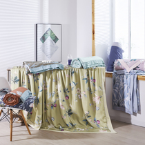Austria 60 Lenzing Tencel summer cool quilt 100%Mulberry silk washable summer quilt High-end single double air-conditioned quilt