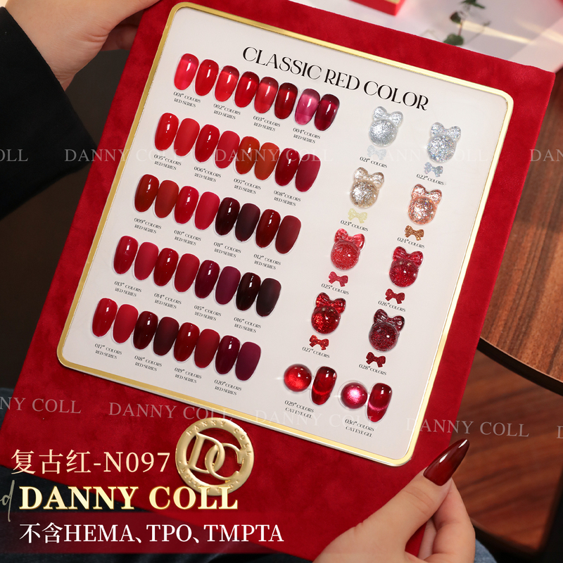 [Exclusively for Nail Salons] N97 Retro Red 30 Colors Classic High-End New Year Red Brightening Cherry Wine Red