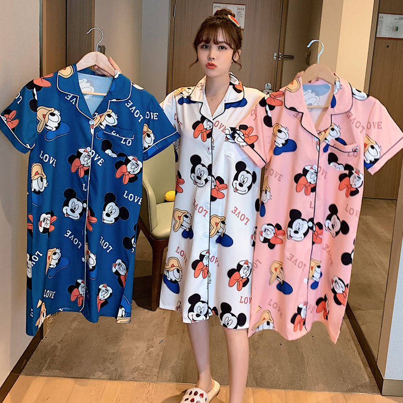 Fall Long Sleeves Mid Skirt Cardiovert Shirt Turtlenecks Women Casual Jersey Woman Short Sleep Dress Home Dress Up Outside Dress