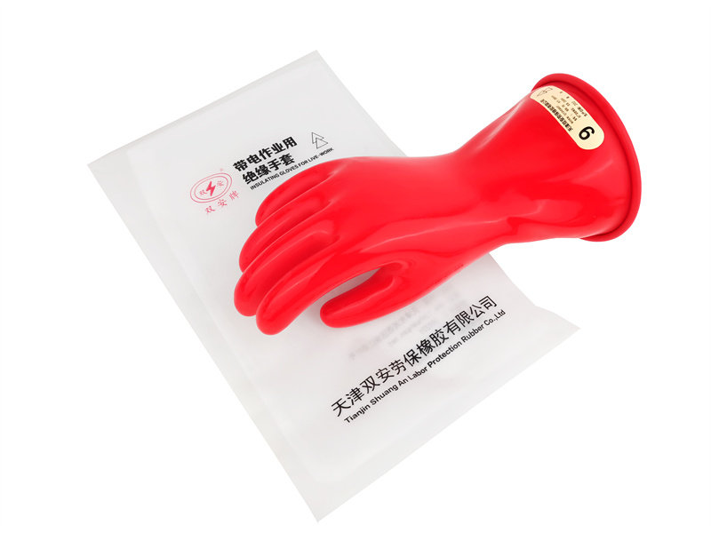 00级低压绝缘手套500v电工专用薄款乳胶2.5kv带电作业用380v防电