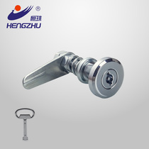 Hengzhu cabinet lock MS518 turn tongue lock Distribution box lock electric box small lock key through open factory direct sales