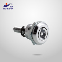 Hengzhu cabinet lock MS704 turn tongue lock Distribution box lock control cabinet door lock factory direct sales