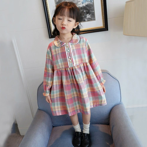 Хлопковая детская юбка, лонгслив, весенний наряд маленькой принцессы, детская одежда, 2020