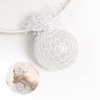 Установки белых бусин Silver 3. 1 выстрел 4