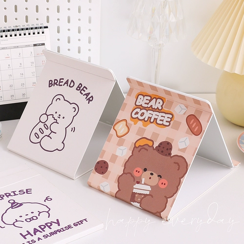 Милое складное большое настольное портативное зеркало для школьников, популярно в интернете