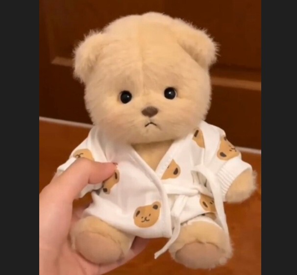 Only Clothes - 20cm 30cm Lina Teddy Bear Romper Small Teddy Bear Clothes Bear Doll Replacement Pajamas