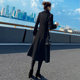 Small cashmere coat for women 2024 winter new Hepburn style slim Korean version thickened high-end woolen woolen coat