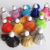 12 màu nhựa mini cầu lông mặt dây chìa khóa vòng mặt dây chuyền đồ trang sức trang sức thể thao cạnh tranh quà tặng