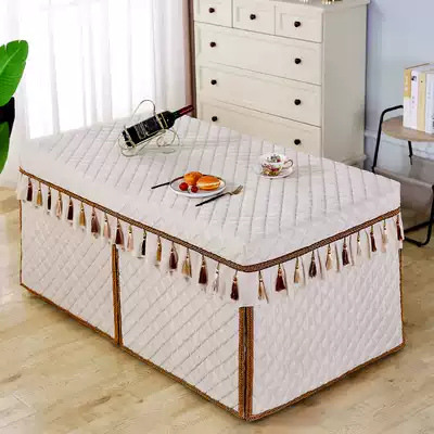 New electric furnace cover rectangular thickened baking fire coffee table table cover tablecloth winter heating oven cover