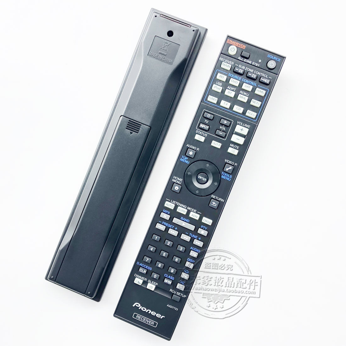 Original PIONEER power amplifier remote control AXD7723 VSX-1124 VSX-1129 1130