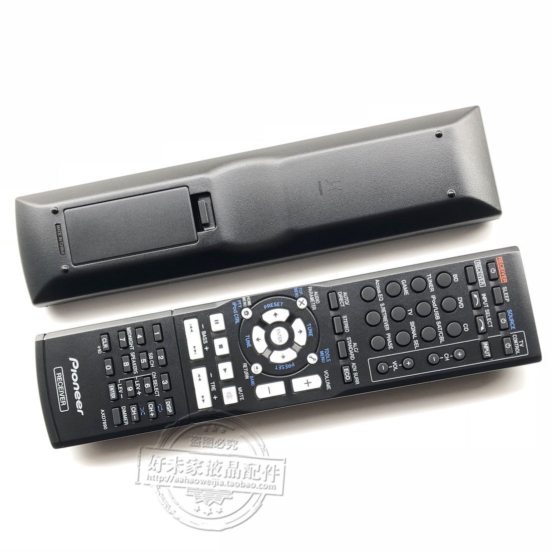 Original PIONEER Amplifier remote control AXD7690 VSX-523-K