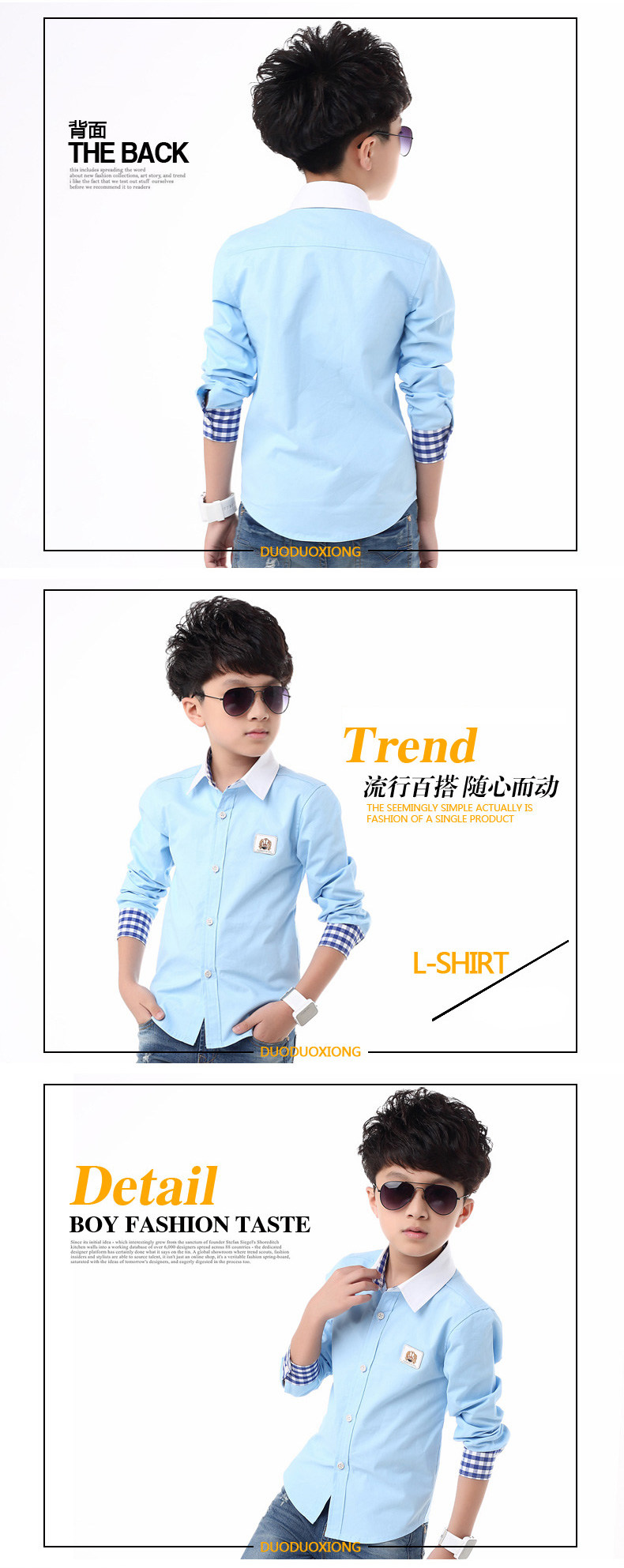 Chemise garcon à manche longue - Ref 2082465 Image 16