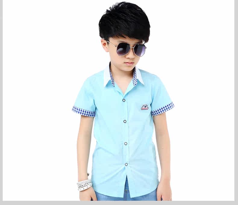 Chemise garcon à manche longue - Ref 2073555 Image 45