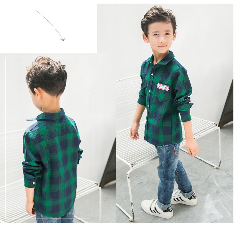 Chemise garcon à manche longue - Ref 2074648 Image 26