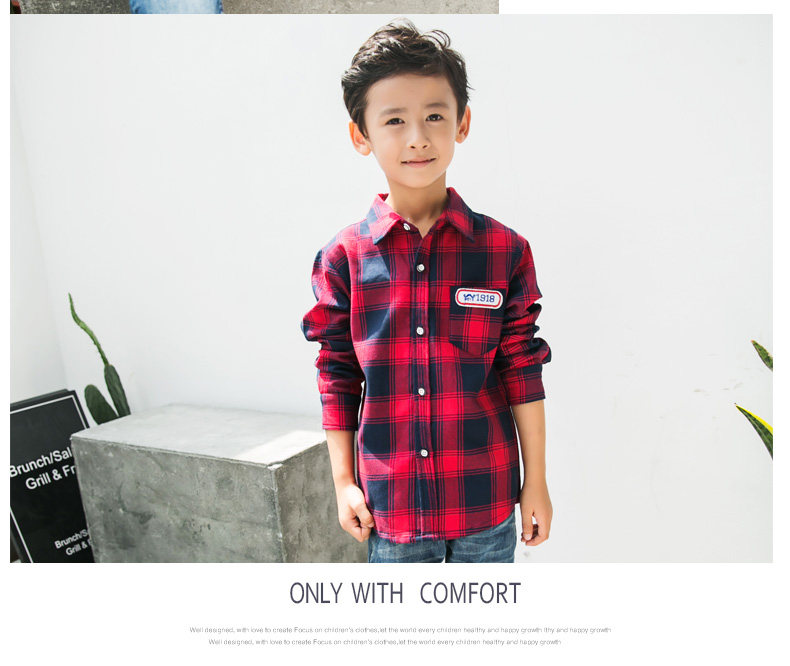 Chemise garcon à manche longue - Ref 2074648 Image 21