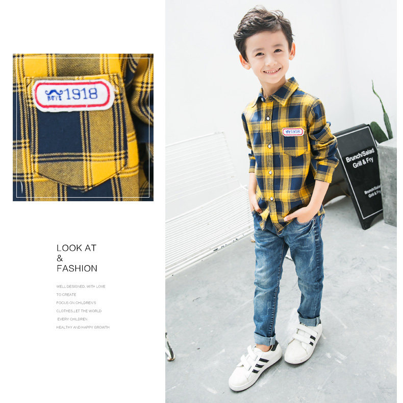 Chemise garcon à manche longue - Ref 2074648 Image 16