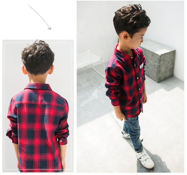 Chemise garcon à manche longue - Ref 2074648 Image 22