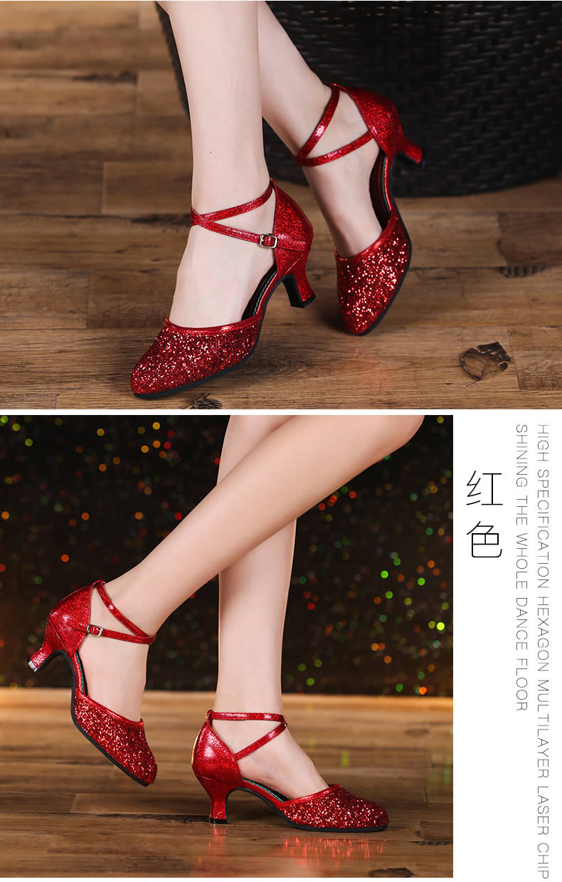 Chaussures de danse latino en Grand cuir - Ref 3448009 Image 23