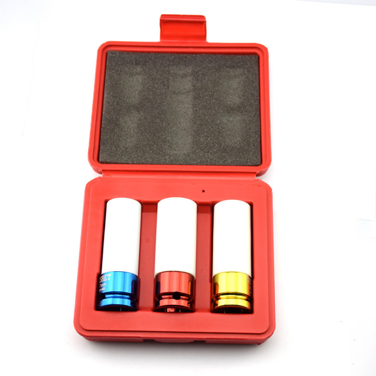 Taiwan imports 1 2 pneumatic wrench tire protection sleeve anti-collision extension sleeve 17 19 21mm