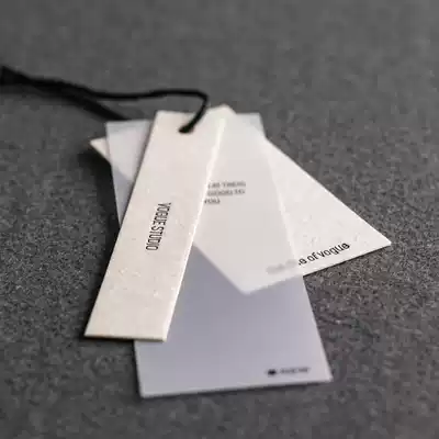 Spot tag super thick high-grade tag special paper tag custom tag custom-made hangtag custom clothing tag custom