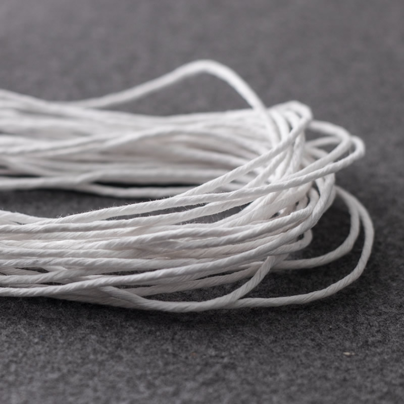 Premium Hanging Tag Line Pendant Rope Bleached Cotton Thread Fine Cotton Rope Bracelet Free Cut 30cm