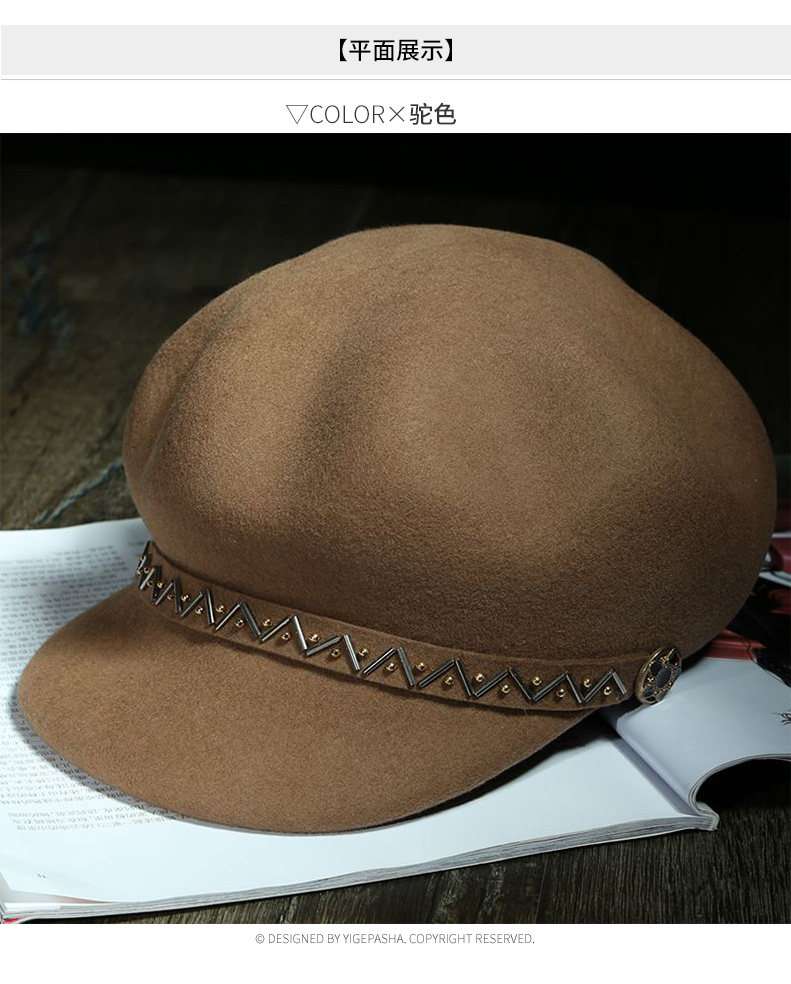 Chapeau pour femme      en Melange de laine - Ref 3233132 Image 17