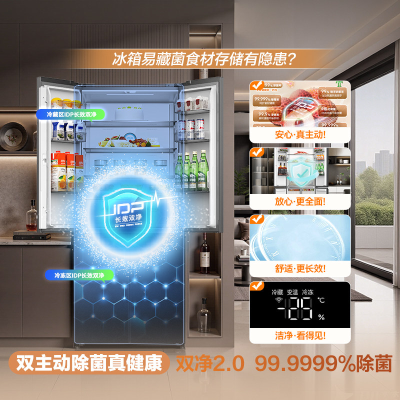 容声BCD-572N40CQLAD冰箱图片