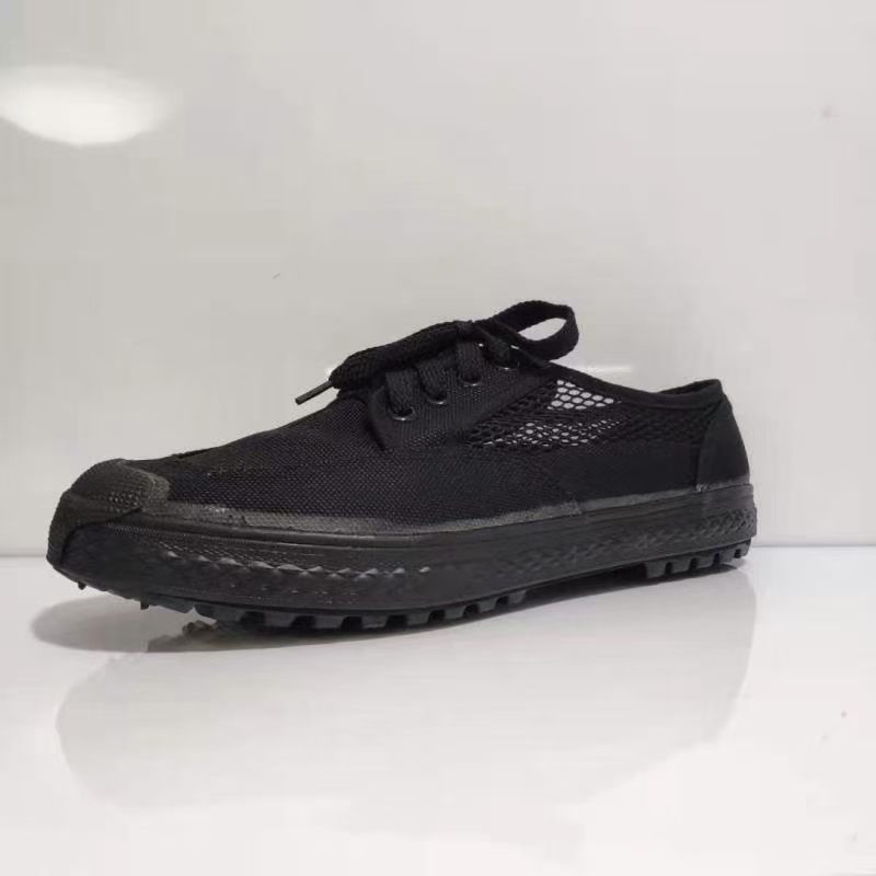 Ground service shoes 06 summer ground service summer shoes black mesh wear-resistant shoes rubber shoes 06 maintenance shoes outdoor shoes sports shoes