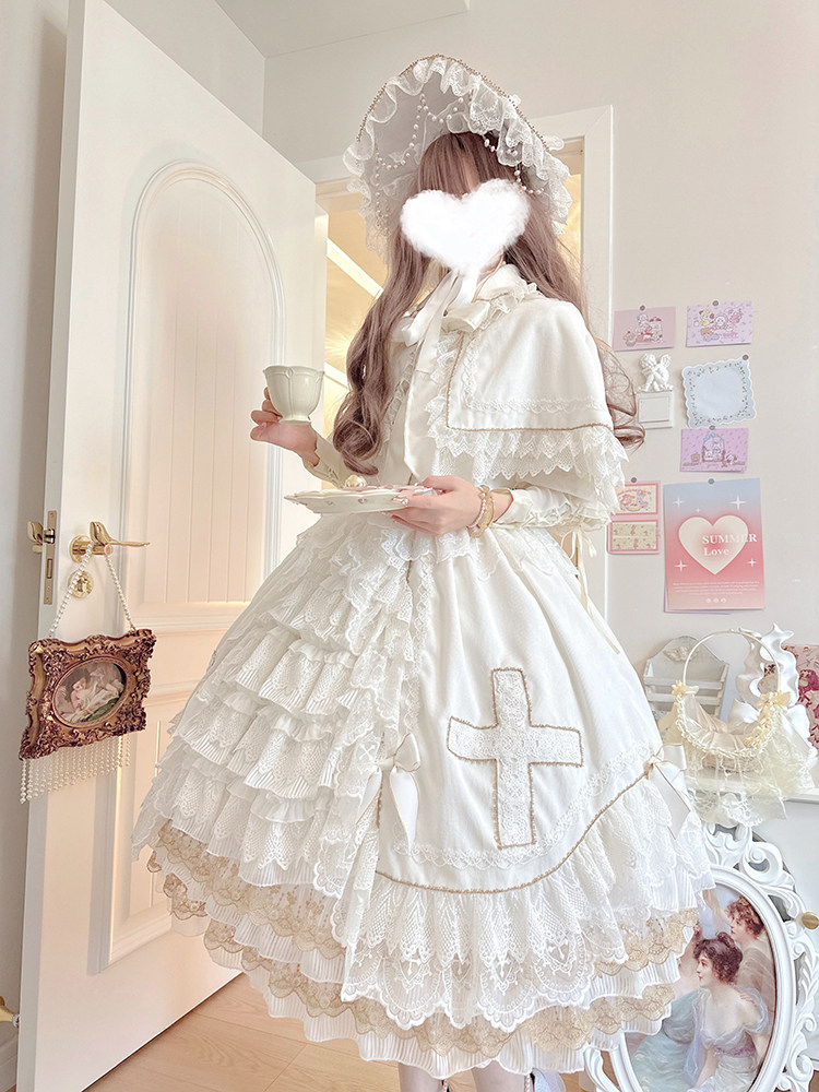 姐妹们冲!天使二型糖果芙蕾JSK!Lolita花嫁洋装现货测评 -lolita-淘宝好物网