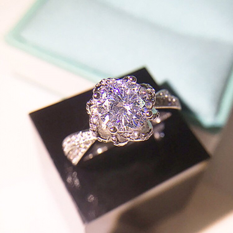 Rose Fountain Fashion Generous foreign air 100 hitch a classic trendy new ring-Taobao