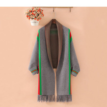 Shawl air-conditioned room sweater knitted cardigan autumn 2021 New loose bat cape coat women spring and autumn cloak