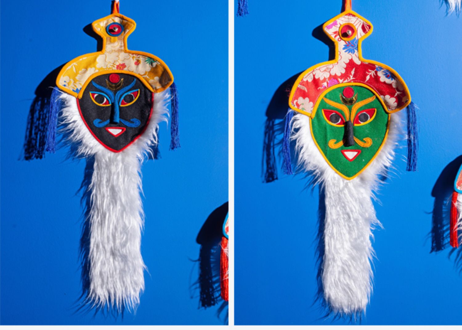 Tây Tạng Opera Mask Cổ điển Opera Opera Tây Tạng Tapestry Nội thất treo tường - Tapestry thảm treo tường phòng khách