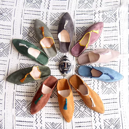 Babouche Slipper Morocco Классическая верблюжь