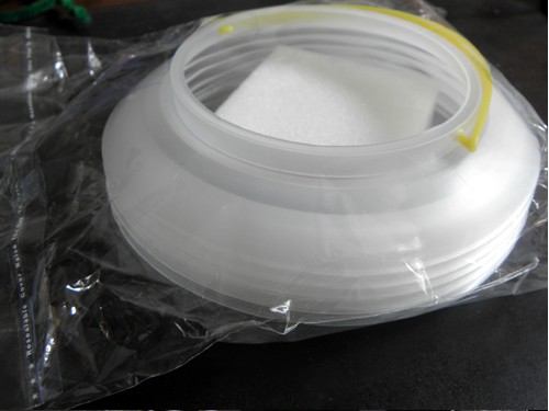 Simple transparent stretchable bucket stretch - stretch - out folding pen - drum drum pigment helps