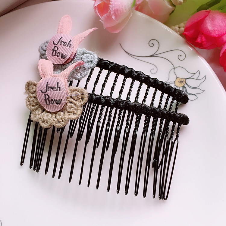 Phụ kiện tóc trẻ em hợp kim bangs lược chải tóc clip cô gái kẹp tóc chèn lược chải tóc cô gái nhỏ đầu trang sức - Phụ kiện tóc bờm tóc đẹp