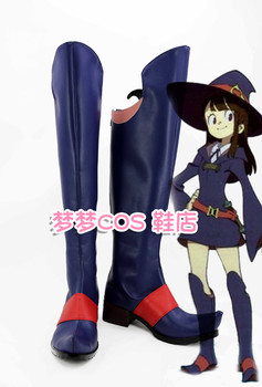 Number 1898 Little Witch Academia Akko Kajari Cosplay Shoes Cos Shoes