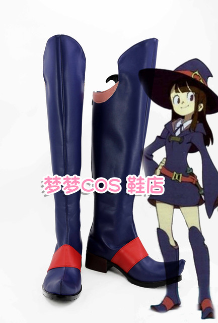 Number 1898 Little Witch Academia Akko Kajari Cosplay Shoes Cos Shoes
