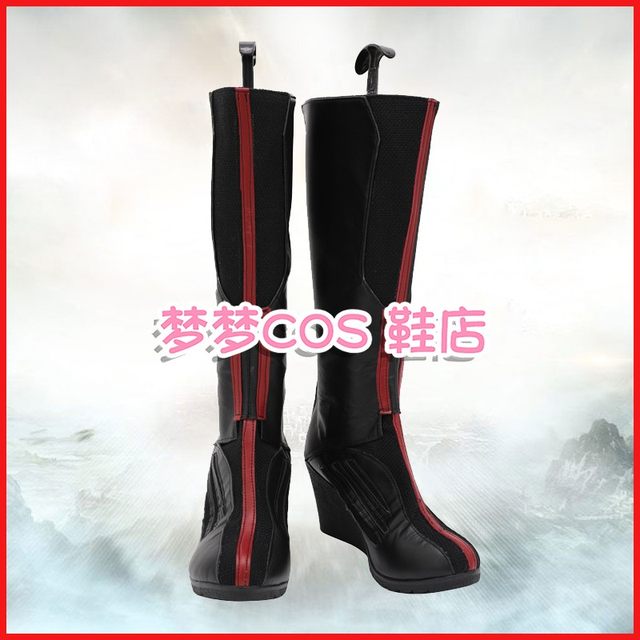 A3472 Marvel WandaVision Scarlet Witch Scarlet Witch COS shoes COSPLAY shoes customized with pictures