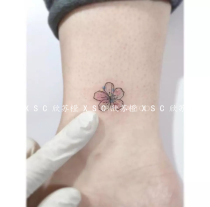 Xinsu orange original tattoo patch waterproof female long-lasting small flower simulation hipster ankle scar personality hand-painted