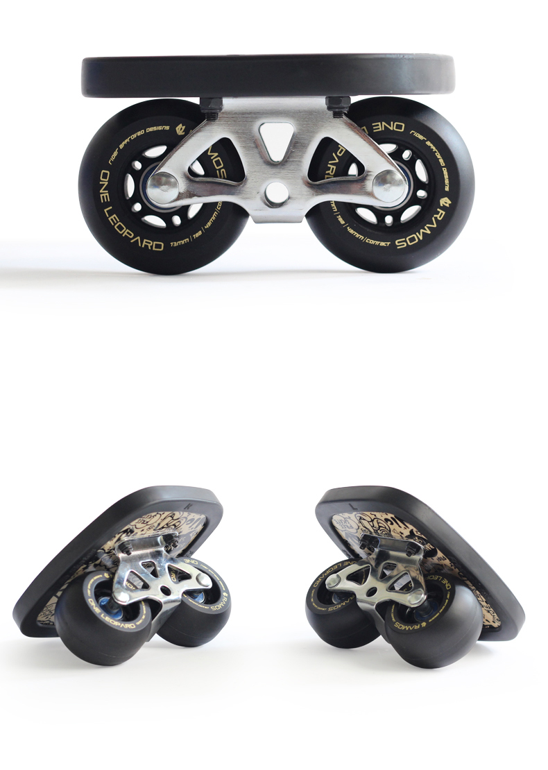 Một đĩa bánh trôi Arc Leopard - Phiên bản thanh niên Blue Devil Nâng cấp Arc Wheel Drift Tấm chia ván trượt - Trượt băng / Trượt / Thể thao mạo hiểm bánh xe giày trượt patin