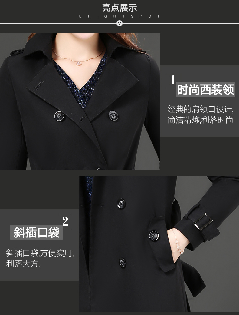 Trench pour femme      en Polyester - Ref 3226239 Image 9