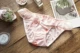 4 cái miễn phí vận chuyển Nhật Bản cô gái dâu tây in lụa sữa quần sịp eo thấp quần bánh mì dễ thương ren lên quần lót - Cặp đôi