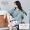 Bộ đồ ngủ bằng vải cotton cho nữ mùa hè tay ngắn cắt cúp hai mảnh mỏng trong tay áo cotton phục vụ mùa hè - Cha mẹ và con đồ bộ mùa hè cho cả gia đình