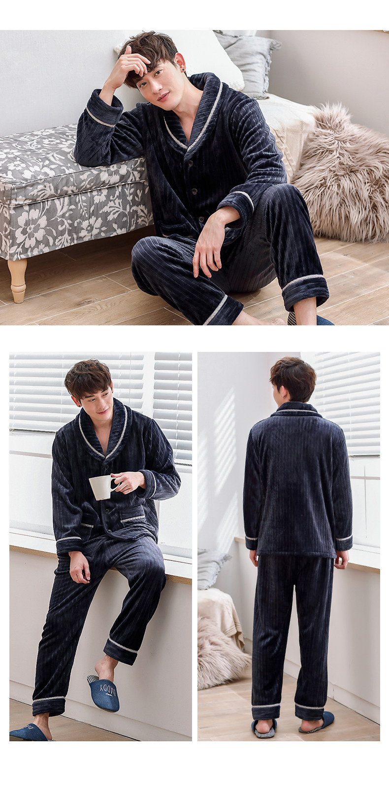 Pyjama mixte en Polyester Polyester  à manches longues - Ref 3005731 Image 14