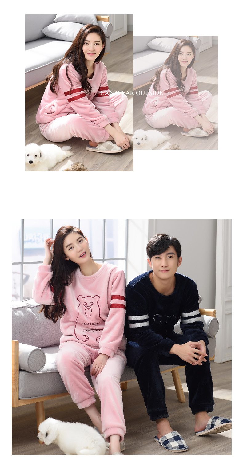 Pyjama mixte en Polyester Polyester  à manches longues - Ref 3005939 Image 12