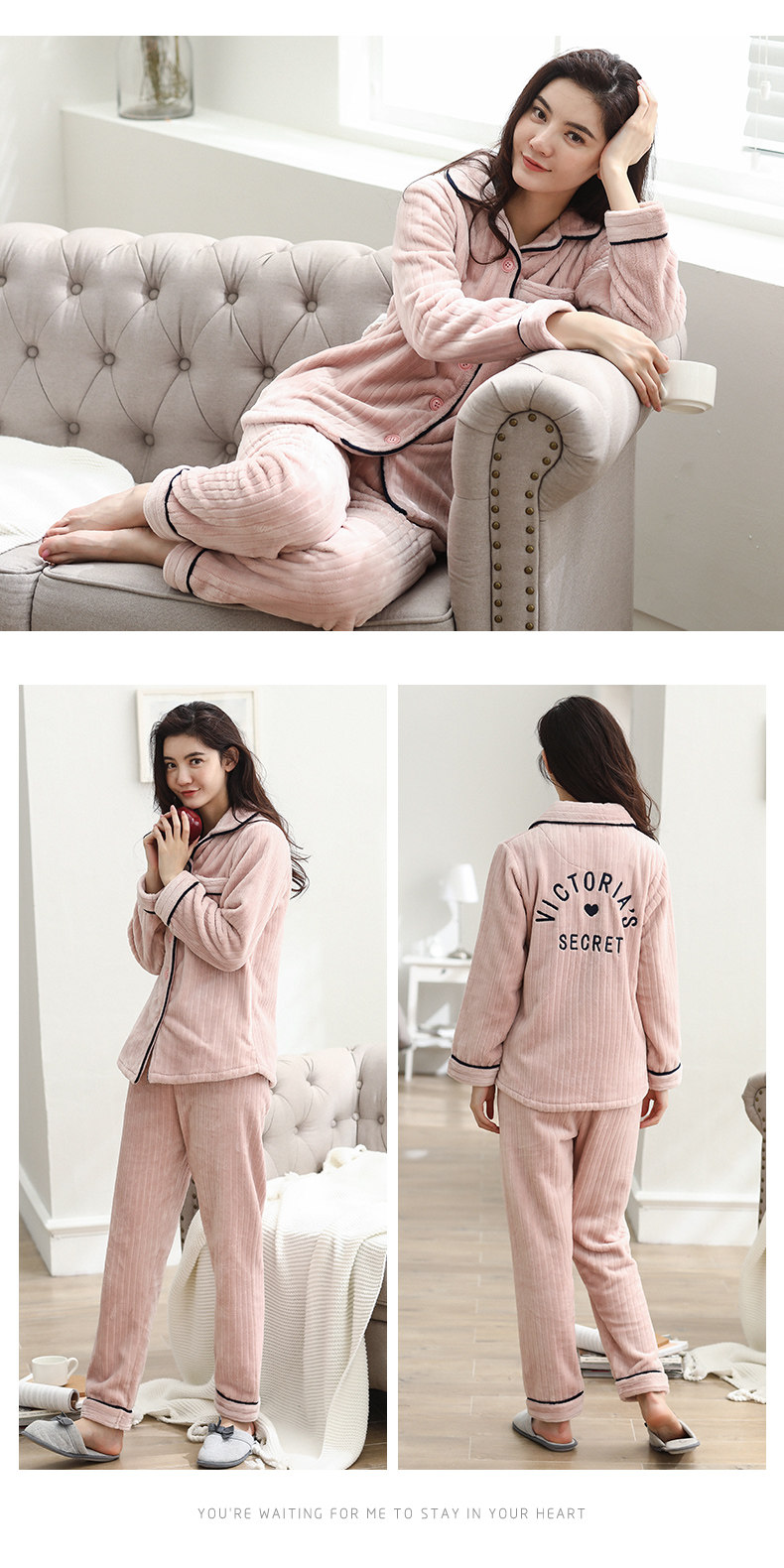 Pyjama mixte en Polyester Polyester  à manches longues - Ref 3005813 Image 13