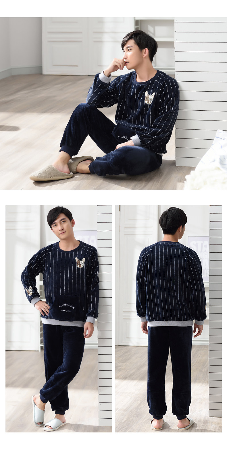 Pyjama mixte en Polyester Polyester  à manches longues - Ref 3005939 Image 26